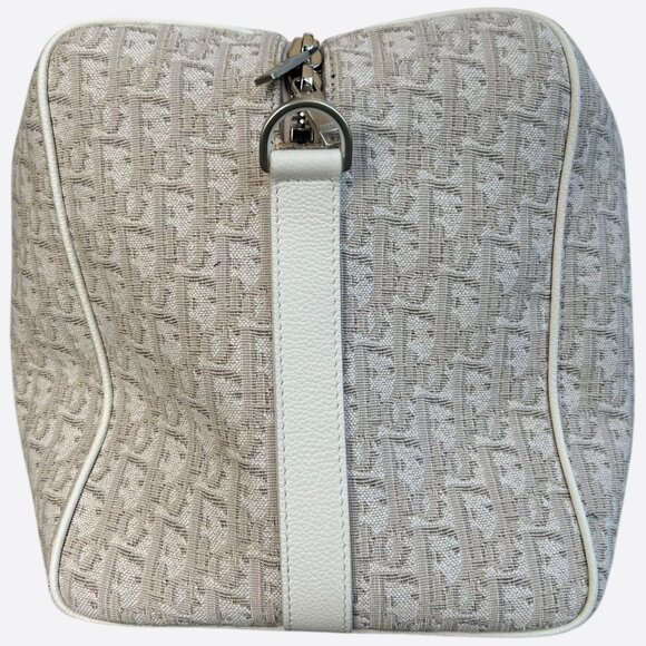 Dior White Oblique Lingot 50 Duffle Bag - Picture 2 of 7